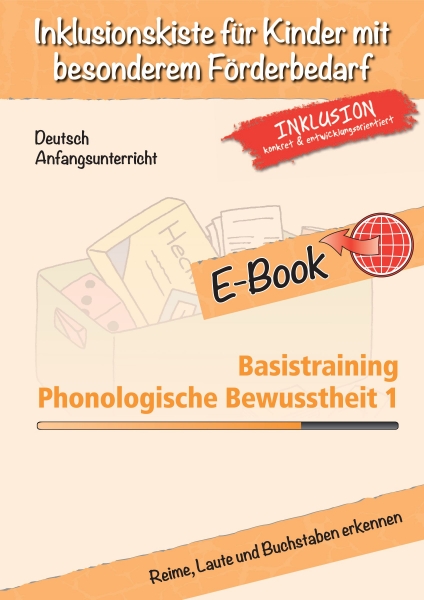Jens Sonnenberg: E-Book Basistraining Phonologische Bewusstheit 1